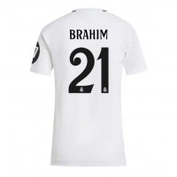 Maglia Calcio Real Madrid Brahim Diaz #21 Prima Divisa Donna 2024-25 Manica Corta